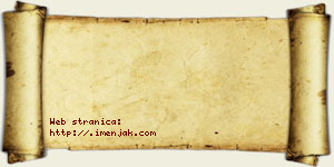 Danica Pavin vizit kartica